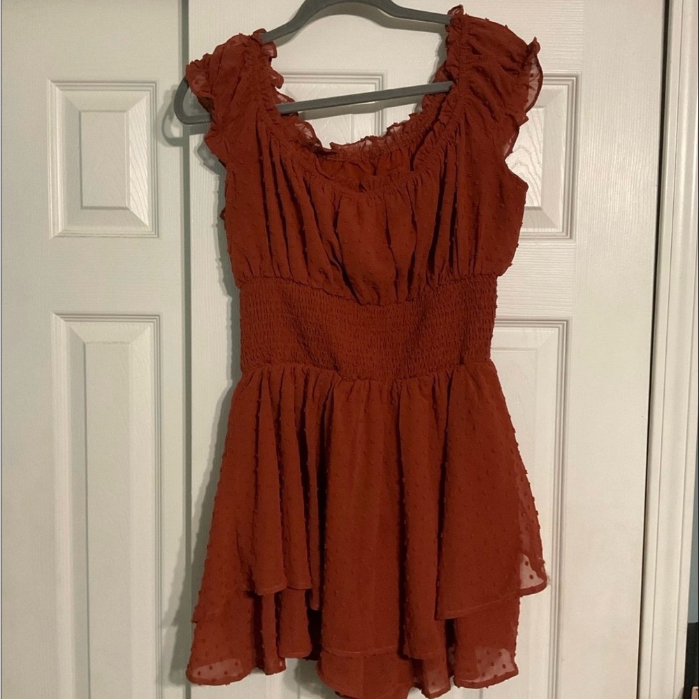 Amazon Women's Rust Jumpsuit